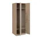 Q 221-60 skříň šatní, 2-dvéřová, 600x600x1800mm, dub bardolino